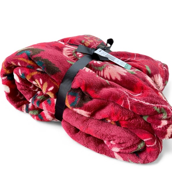 🌸 Vera Bradley NWT 50”x80 Throw Blanket - Picture 2 of 6